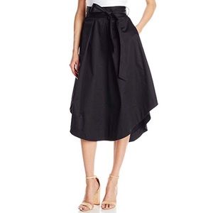Kendall and Kylie Black A-line Swing Skirt